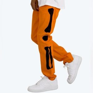 [NWT] MNML D199 SKELETON DENIM / ORANGE 36